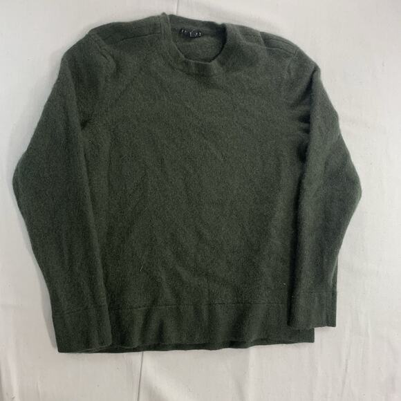 THEORY 100% Cashmere Sweater Women's Large Green - Picture 1 of 7